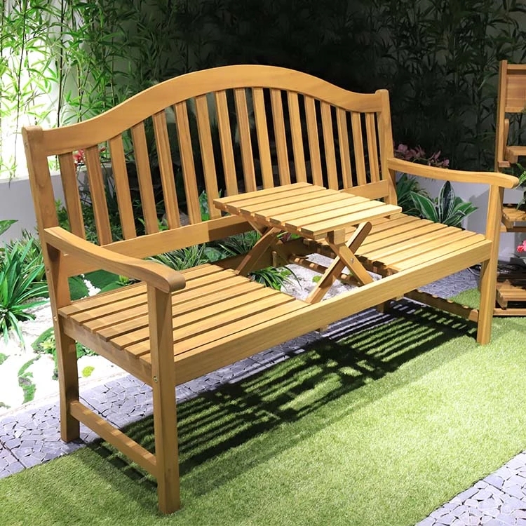 Factory price patio benches, wooden garden benches outdoor - Tri Danh